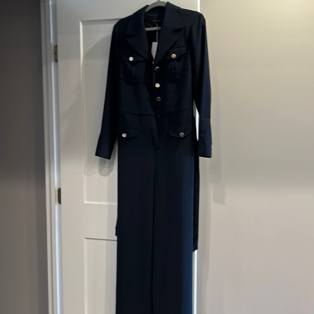 Brand New Ted Baker Navy Jumpsuit - Size 3